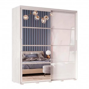 Шкаф-купе Крафт-6 Ясень белый в Увате - uvat.mebel-tymen.ru | фото