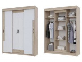 Шкаф купе Victor Сонома-Белый в Увате - uvat.mebel-tymen.ru | фото
