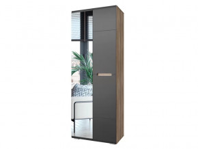 Шкаф Наоми ШК-22 графит нубук в Увате - uvat.mebel-tymen.ru | фото