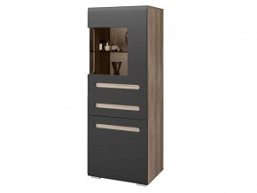 Шкаф Наоми ШК-24 графит нубук в Увате - uvat.mebel-tymen.ru | фото