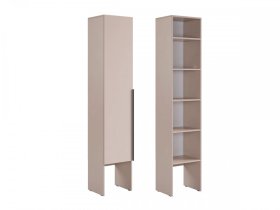 Шкаф однодверный L400 Баско кашемир в Увате - uvat.mebel-tymen.ru | фото