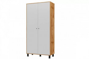 Шкаф распашной Hygge ШР-2, дуб вотан/белый в Увате - uvat.mebel-tymen.ru | фото
