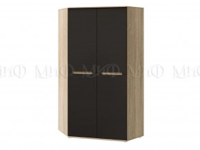 Шкаф угловой универсальный Ким Графит софт, сонома в Увате - uvat.mebel-tymen.ru | фото