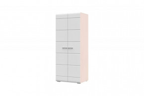СИМБА Шкаф 2х-ств (ш800*г570*в2000мм), Белый глянец в Увате - uvat.mebel-tymen.ru | фото