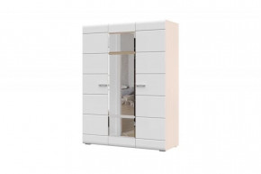 СИМБА Шкаф 3х-ств (ш1500*г570*в2000мм), Белый глянец в Увате - uvat.mebel-tymen.ru | фото