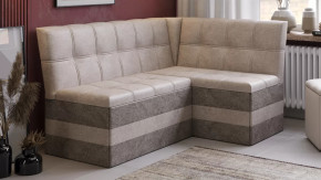 Скамья угловая «Оскар» исп. 2 Микровелюр Wellmart Dark Beige, Latte в Увате - uvat.mebel-tymen.ru | фото