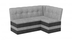 Скамья угловая «Оскар» исп. 2 Микровелюр Wellmart Silver, Graphite в Увате - uvat.mebel-tymen.ru | фото