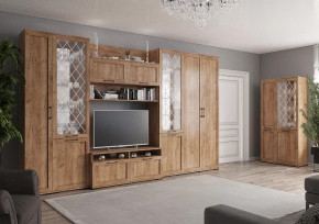 СОФИЯ Гостиная, ЛДСП Дуб крафт табачный/ рамка МДФ Дуб крафт табачный в Увате - uvat.mebel-tymen.ru | фото
