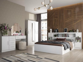 Спальный гарнитур Басямиф, белый в Увате - uvat.mebel-tymen.ru | фото