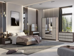 Спальный гарнитур Милана Ясень анкор/Дуб эльза в Увате - uvat.mebel-tymen.ru | фото