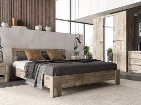 Спальный гарнитур Ривьера Дуб Юкон, Бетон темный в Увате - uvat.mebel-tymen.ru | фото