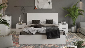 Спальный гарнитур «Тесса» №2 Белый Жемчуг, Белый глянец в Увате - uvat.mebel-tymen.ru | фото