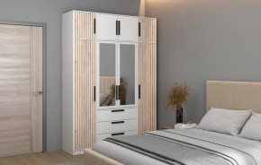 Спальный гарнитур Вегас (ЛДСП Белый) в Увате - uvat.mebel-tymen.ru | фото