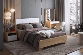 Спальный гарнитур Зара К4 дуб сонома/белый в Увате - uvat.mebel-tymen.ru | фото