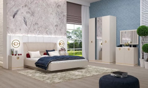 Спальня №1 "Капри" Сатин в Увате - uvat.mebel-tymen.ru | фото