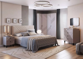 Спальня Кашемир №3, кашемир/сантьяго в Увате - uvat.mebel-tymen.ru | фото