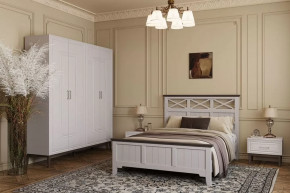 Спальня модульная Гориция Персидский жемчуг/Лак Льняной в Увате - uvat.mebel-tymen.ru | фото
