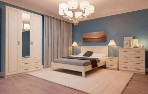 Спальня модульная Кантри Слоновая кость в Увате - uvat.mebel-tymen.ru | фото