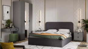 Спальня «Тиффани» Серый графит, Графит матовый в Увате - uvat.mebel-tymen.ru | фото