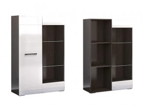 Стеллаж Ненси Венге-Белый глянец в Увате - uvat.mebel-tymen.ru | фото