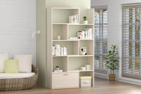 Стеллаж раздвижной, 718/1300 мм бодега белая Диал в Увате - uvat.mebel-tymen.ru | фото