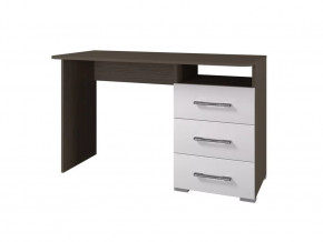 Стол 1200 3 ящика Ненси венге-белый в Увате - uvat.mebel-tymen.ru | фото