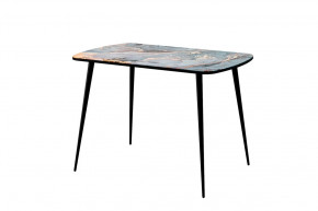 Стол Бостон Лайт 2, фотопечать Версаль/опоры черные в Увате - uvat.mebel-tymen.ru | фото