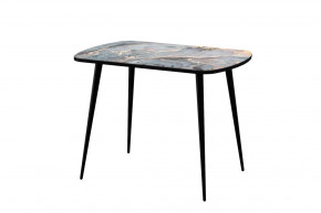 Стол Бостон Лайт, фотопечать Версаль/опоры черные в Увате - uvat.mebel-tymen.ru | фото