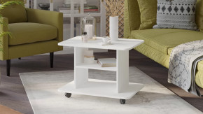 Стол журнальный тип 1 Белый Ясень в Увате - uvat.mebel-tymen.ru | фото