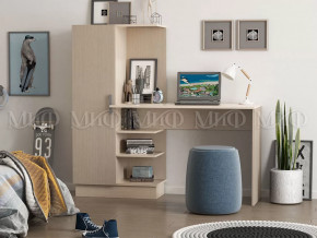 Стол компьютерный №1 Дуб беленый в Увате - uvat.mebel-tymen.ru | фото