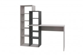 Стол компьютерный Квадро, кашемир/черный ясень в Увате - uvat.mebel-tymen.ru | фото