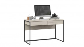 Стол компьютерный «Лофт» тип 2 Черный/Дуб крафт белый в Увате - uvat.mebel-tymen.ru | фото