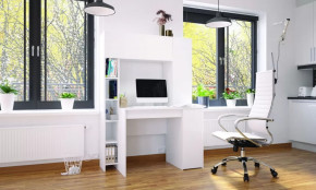 Стол компьютерный Тайм Белый в Увате - uvat.mebel-tymen.ru | фото