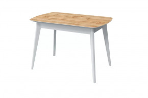 Стол обеденный Прайм, дуб вотан/белый в Увате - uvat.mebel-tymen.ru | фото