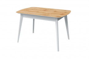 Стол обеденный Прайм, дуб вотан/белый в Увате - uvat.mebel-tymen.ru | фото