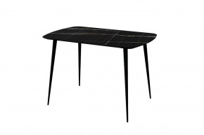 Стол обеденный Прайм Лайт, Черный тунис/черный в Увате - uvat.mebel-tymen.ru | фото