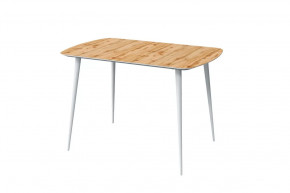 Стол обеденный Прайм Лайт, Дуб вотан/белый в Увате - uvat.mebel-tymen.ru | фото