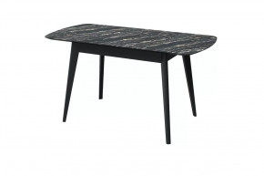 Стол обеденный Прайм раздвижной, луанда/черный в Увате - uvat.mebel-tymen.ru | фото