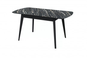 Стол обеденный Прайм раздвижной, луанда/черный в Увате - uvat.mebel-tymen.ru | фото