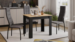 Стол обеденный «Промо» тип 1 Черный, Дуб Крафт золотой в Увате - uvat.mebel-tymen.ru | фото