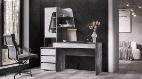 Стол Пифагор Цемент светлый / темный в Увате - uvat.mebel-tymen.ru | фото