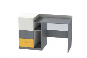 Стол письменный Клео Ст-1, 1300 мм, графит, миндаль, солнечный Диал в Увате - uvat.mebel-tymen.ru | фото