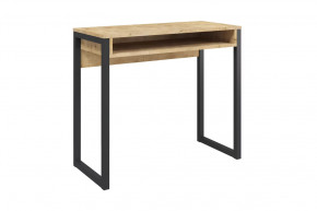 Стол письменный Леонардо, дуб бунратти/черный в Увате - uvat.mebel-tymen.ru | фото