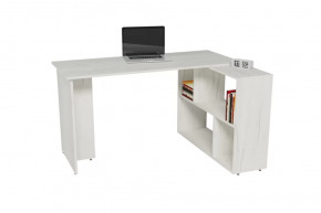 Стол письменный с тумбой СП-3 дуб грей Герда в Увате - uvat.mebel-tymen.ru | фото