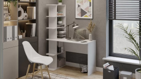 Стол письменный тип 4 Белый Ясень в Увате - uvat.mebel-tymen.ru | фото