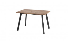 Стол раздвижной Borg-120, дуб велингтон/черный в Увате - uvat.mebel-tymen.ru | фото