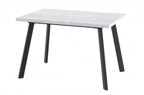 Стол раздвижной Borg-140, серый сланец/черный в Увате - uvat.mebel-tymen.ru | фото