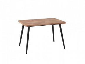 Стол раздвижной Borg radial-120, Дуб Веллингтон/черный в Увате - uvat.mebel-tymen.ru | фото