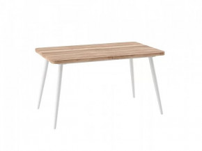 Стол раздвижной Borg radial-140, дуб каньон/белый в Увате - uvat.mebel-tymen.ru | фото