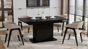 Стол раздвижной «Детройт» Тип 1 Черный в Увате - uvat.mebel-tymen.ru | фото